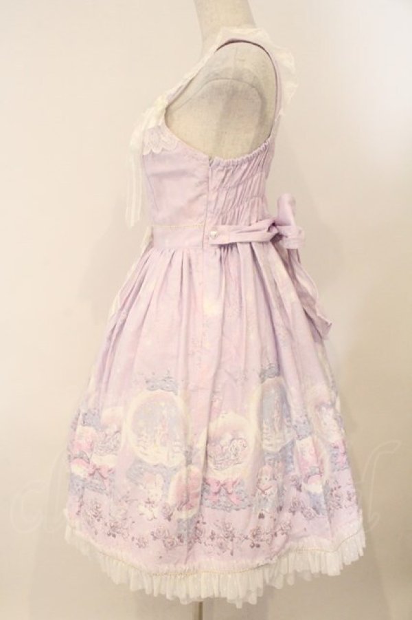 画像5: BABY,THE STARS SHINE BRIGHT / 雪の女王〜スノードームに秘めた「永遠」のカケラ〜柄ジャンパースカートI  ラベンダー O-26-02-16-030-BA-OP-OW-OS (5)