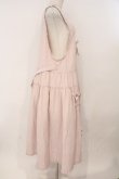 画像4: PINK HOUSE / ダンガリージャンパースカート  ピンク O-26-02-16-035-LO-OP-OW-OS (4)