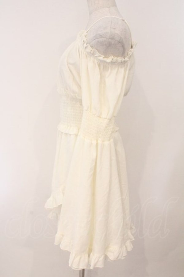 画像3: Qutie Frash / オフショルチュニック  オフホワイト O-26-02-16-040-QU-TO-IG-OS (3)