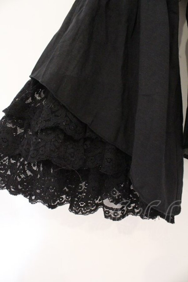 画像2: axes femme / レース袖フリルボレロ  クロ O-26-02-16-043-AX-TO-IG-OS (2)