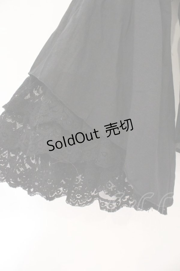 画像2: axes femme / レース袖フリルボレロ  クロ O-26-02-16-043-AX-TO-IG-OS (2)