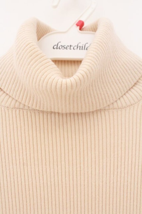 画像2: PINK HOUSE / 2025AUTUMN SET【リブタートルネックニット単体】  アイボリー O-26-02-16-044-LO-TO-OW-OS (2)