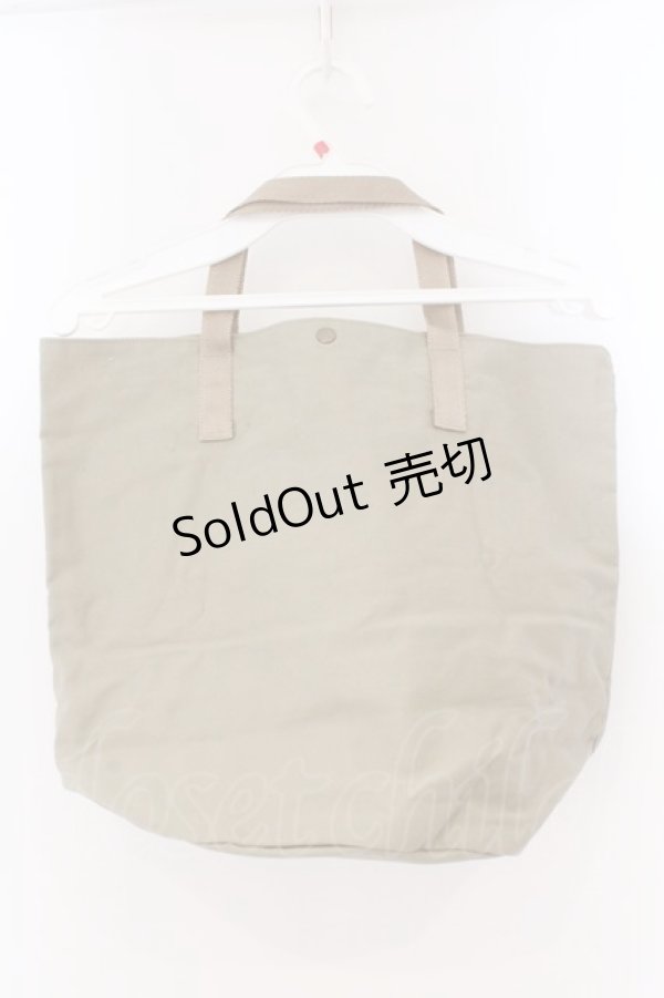 画像2: KANEKO ISAO / 帽子刺繍入りトートバッグ  ベージュ O-26-02-16-006-EL-BG-OW-ZT618 (2)