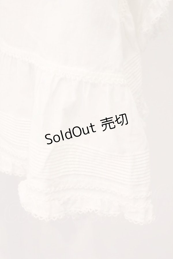 画像3: PINK HOUSE / 幸見うさぎ柄ローンタブリエ  シロ O-26-02-16-046-LO-TO-OW-OS (3)