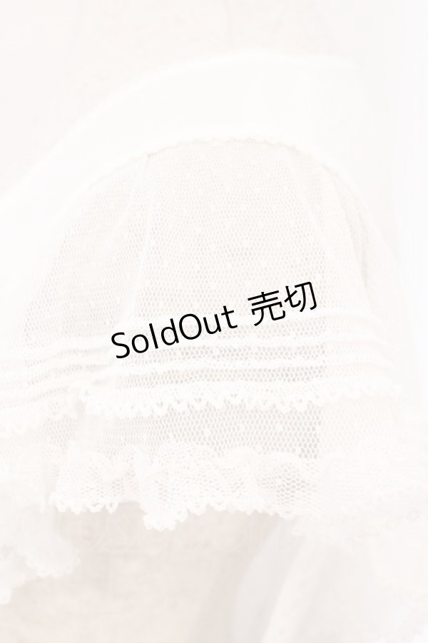 画像5: PINK HOUSE / 幸見うさぎ柄ローンタブリエ  シロ O-26-02-16-046-LO-TO-OW-OS (5)