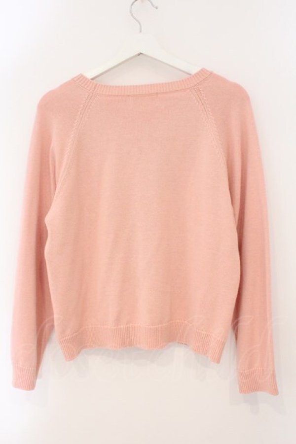 画像4: PINK HOUSE / 幸見うさぎモチーフニット  ピンク O-26-02-16-047-LO-TO-OW-OS (4)