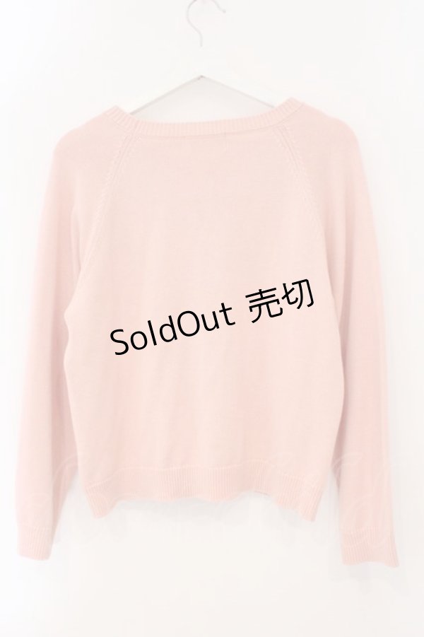 画像4: PINK HOUSE / 幸見うさぎモチーフニット  ピンク O-26-02-16-047-LO-TO-OW-OS (4)