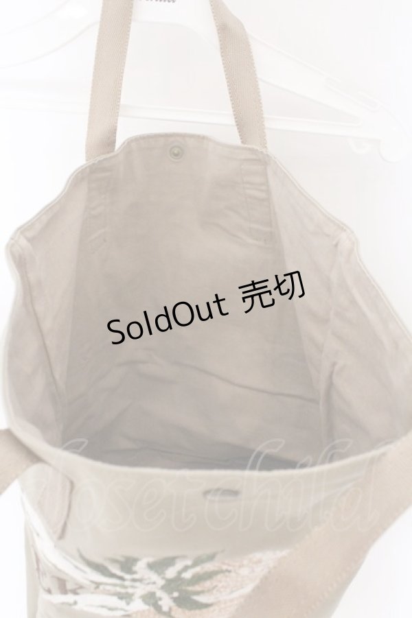 画像3: KANEKO ISAO / 帽子刺繍入りトートバッグ  ベージュ O-26-02-16-006-EL-BG-OW-ZT618 (3)