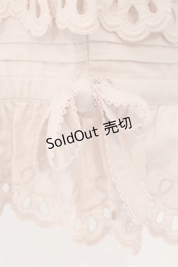画像3: PINK HOUSE / スカラップレース使いダンガリードロワーズ  ピンク O-26-02-16-051-LO-PA-OW-OS (3)