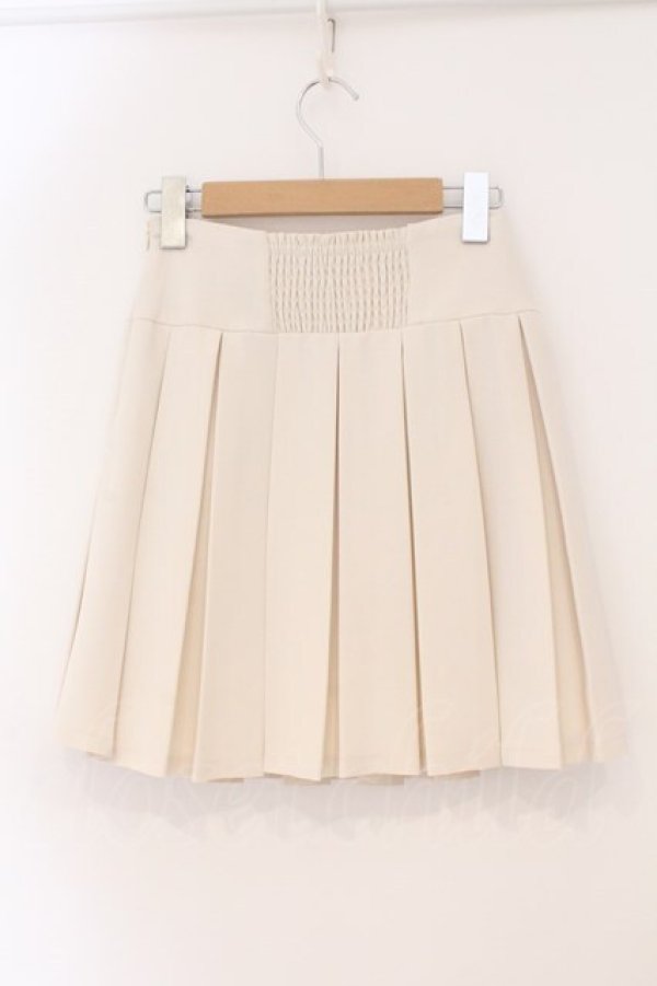 画像3: evelyn / ビジュープリーツスカート  アイボリー O-26-02-16-055-LO-SK-OW-OS (3)
