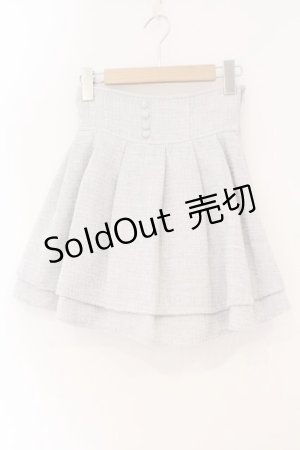 画像: evelyn / ダブルフレアスカート  サックス O-26-02-16-058-LO-SK-OW-OS