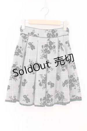 画像: evelyn / パイピングフロッキースカート F グレー O-26-02-16-059-LO-SK-OW-OS