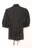 画像4: Sheglit / "Lupinus"クラシカルブラウス M ブラック O-26-02-16-061-EL-BL-OW-OS (4)