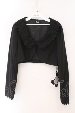 画像: Sheglit / "Marguerite"レースボレロ M ブラック O-26-02-16-062-EL-JA-OW-OS