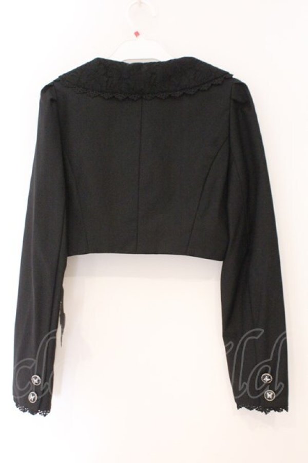 画像4: Sheglit / "Marguerite"レースボレロ M ブラック O-26-02-16-062-EL-JA-OW-OS (4)