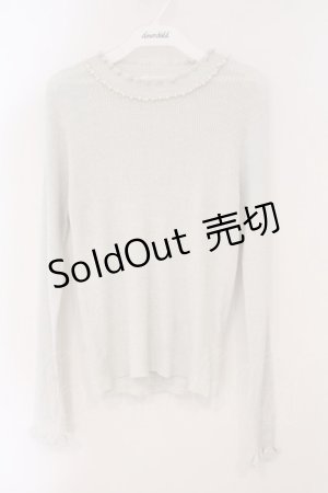 画像: axes femme / ラメニットプルオーバー M グレー O-26-02-16-063-AX-TO-OW-OS