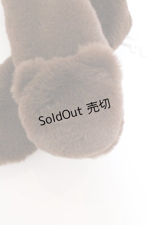 画像2: m petit by misako / クマティペット  ブラウン O-26-02-16-008-LO-ZA-OW-OS (2)