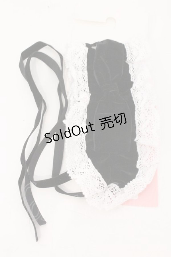 画像1: Eri Aino's collaboration / AE*ヘッドドレス  クロ O-26-02-16-009-PU-AC-OW-OS (1)