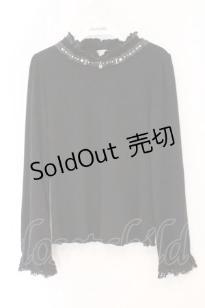 画像: axes femme / フリルカットプルオーバー M クロ O-26-02-16-070-AX-TO-OW-OS