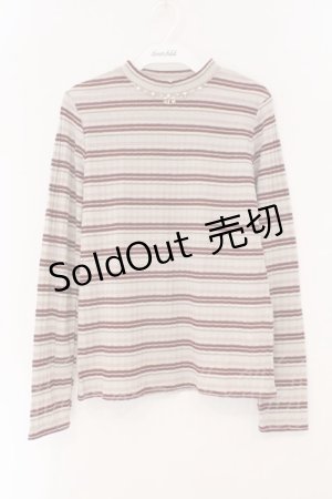 画像: axes femme / ボーダープルオーバー M アカ系 O-26-02-16-072-AX-TO-OW-OS