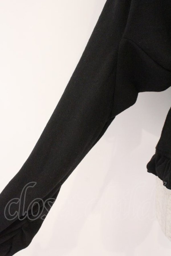 画像3: OZZ ANGELO / レースアップニットドルマンカーディガン  ブラック O-26-02-16-078-OO-TO-IG-OS (3)