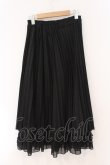 画像2: axes femme / 裾フリルプリーツスカート M クロ O-26-02-16-079-AX-SK-IG-OS (2)