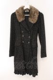 画像1: axes femme / ラメツイードコート M クロ O-26-02-16-083-AX-CO-IG-OS (1)