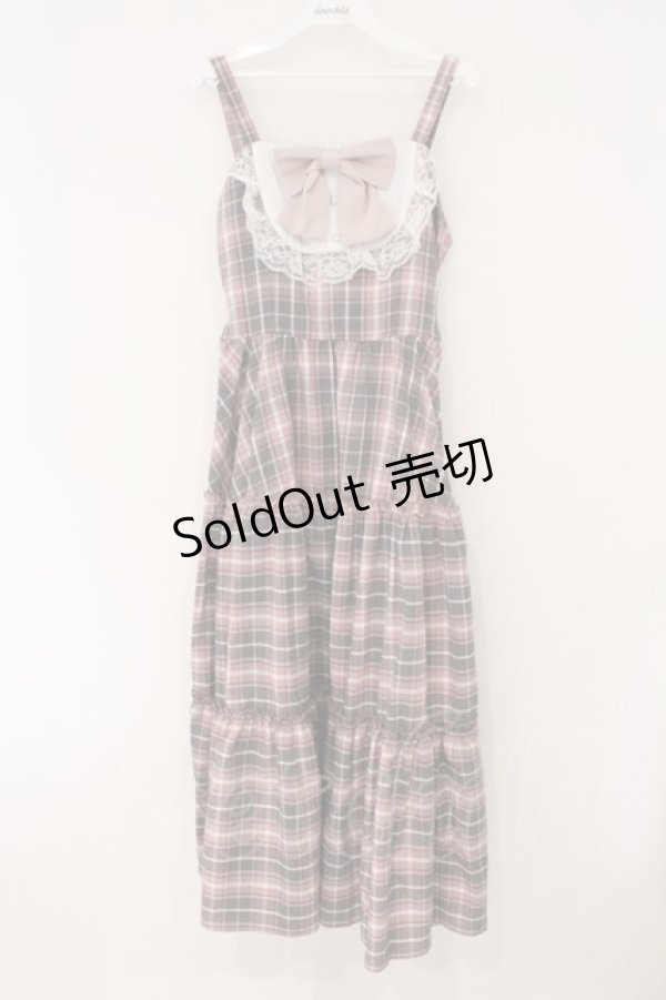 画像1: Lovely Tency / 眞白ありすコラボ ジャンパースカート L ピンク O-26-02-16-084-GO-OP-OW-OS (1)