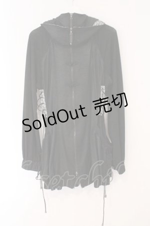 画像: Qutie Frash / ZIPパーカー  ブラック O-26-02-16-089-QU-TO-OW-OS