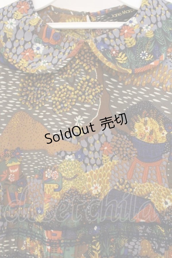 画像2: Jane Marple / Tiny wild walkingドレス  ミックス O-26-02-16-093-JM-OP-OW-OS (2)