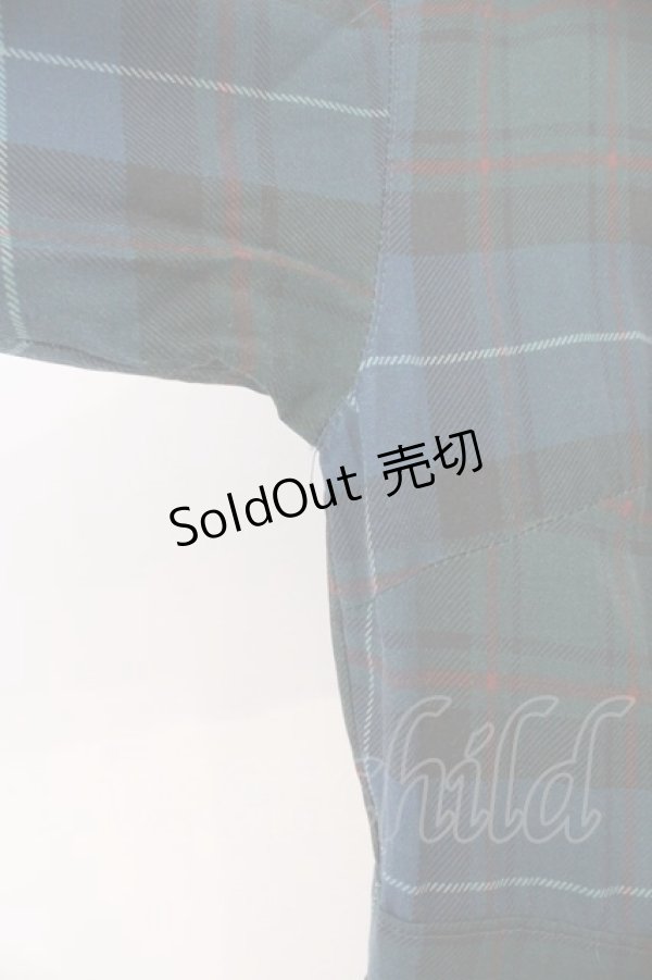 画像3: Jane Marple Dans Le Salon / タータンチェックベルベットカラードレス　ワンピース M グリーン O-26-02-16-094-JM-OP-OW-OS (3)