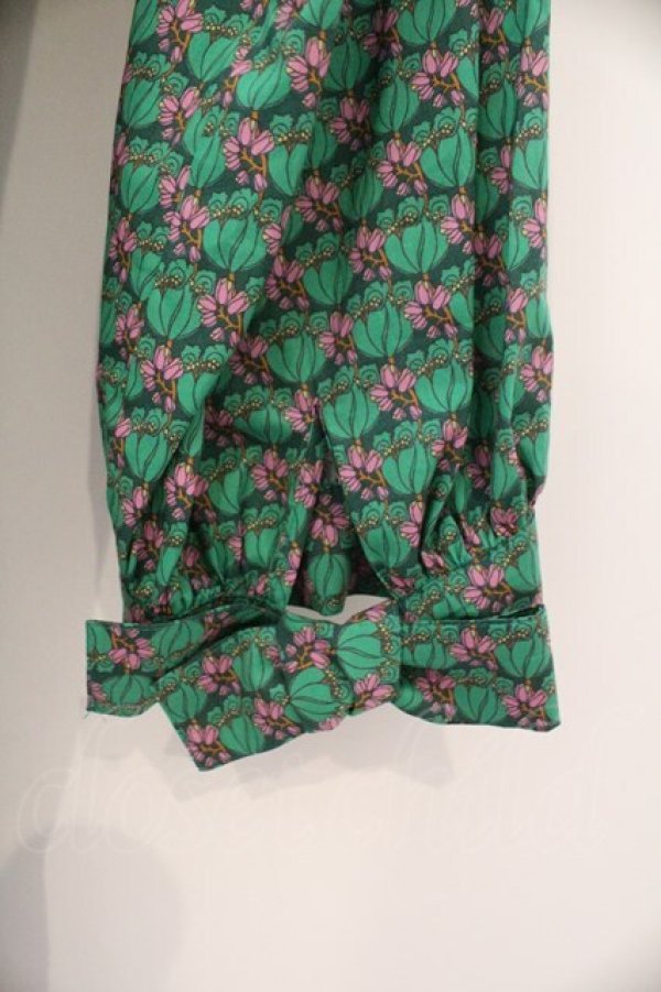 画像4: Jane Marple Dans Le Salon / Tudor tulipフリルカラードレス M グリーン O-26-02-16-095-JM-OP-OW-OS (4)