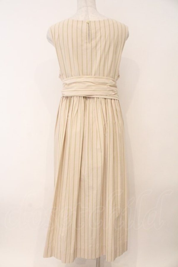 画像5: Jane Marple Dans Le Salon / Old England stripe tablier dress　ワンピース M ベージュ O-26-02-16-096-JM-OP-OW-OS (5)