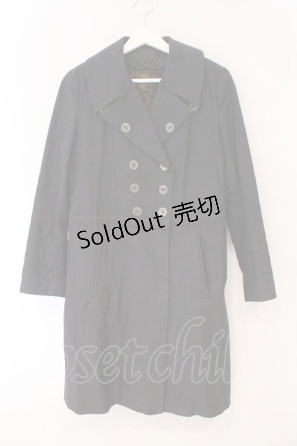 画像1: Jane Marple Dans Le Salon / ファーライナー付きコート M グレー O-26-02-16-098-JM-CO-OW-OS (1)