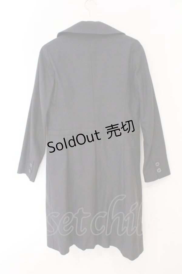 画像3: Jane Marple Dans Le Salon / ファーライナー付きコート M グレー O-26-02-16-098-JM-CO-OW-OS (3)