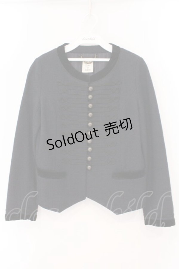 画像1: Jane Marple Dans Le Salon / 別珍切り替えナポレオンジャケット M ネイビー O-26-02-16-101-JM-JA-OW-OS (1)