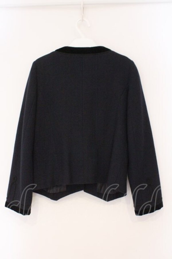 画像5: Jane Marple Dans Le Salon / 別珍切り替えナポレオンジャケット M ネイビー O-26-02-16-101-JM-JA-OW-OS (5)