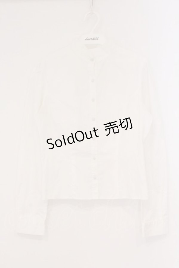 画像1: EXCENTRIQUE / '12W ボウタイ付きシャツ  ホワイト O-26-02-16-103-EL-BL-OW-OS (1)