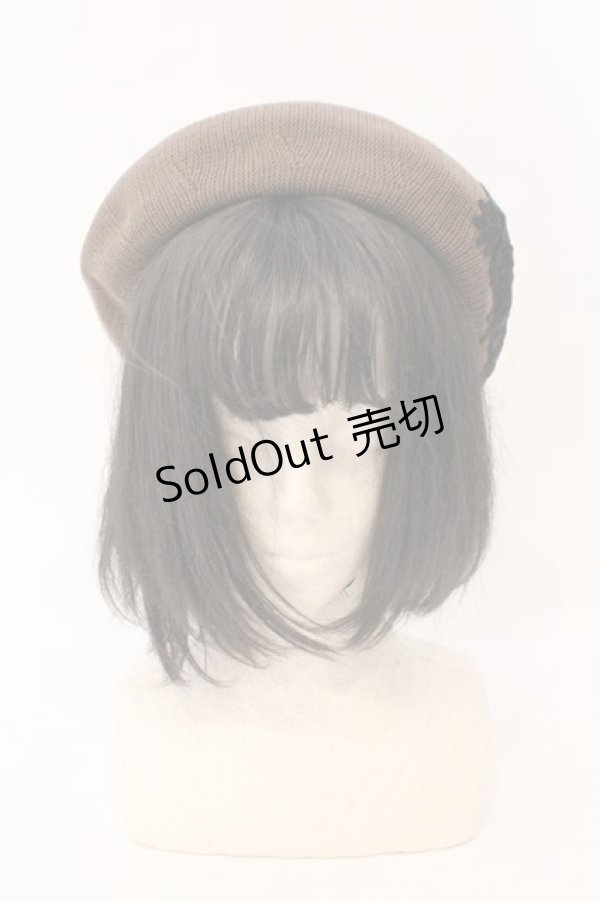 画像1: m petit by misako / TT*AMレースサーモベレー 57.5cm ブラウン O-26-02-16-013-LO-AC-OW-ZTK037 (1)