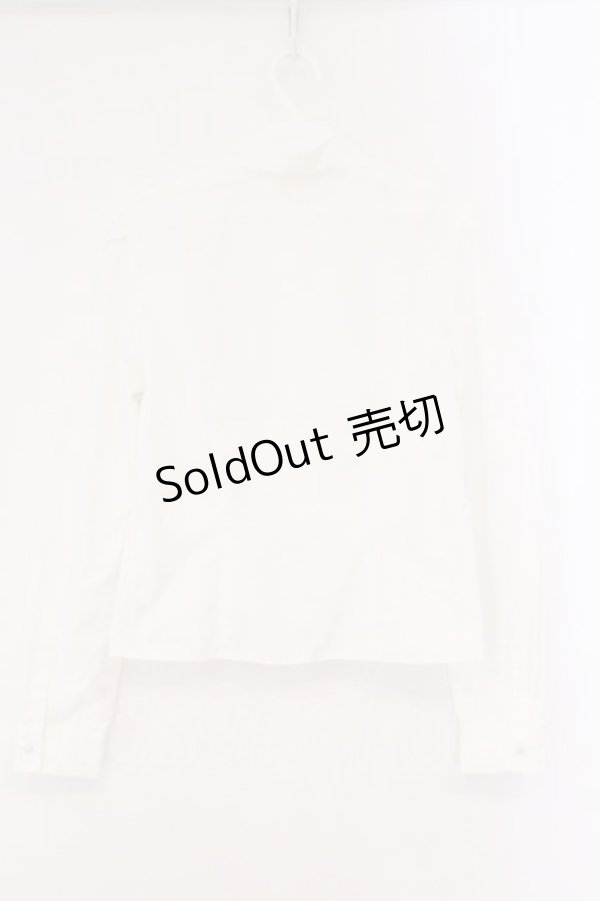 画像3: EXCENTRIQUE / '12W ボウタイ付きシャツ  ホワイト O-26-02-16-103-EL-BL-OW-OS (3)