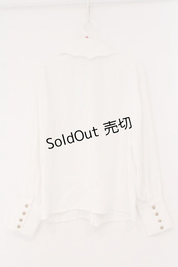 画像3: Amavel / Vampire Nightmareブラウス F シロ×クロ O-26-02-16-104-CA-BL-OW-OS (3)