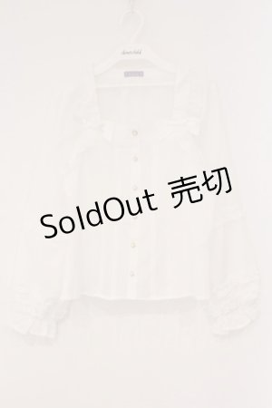 画像: axes femme kawaii / フリルブラウス M シロ O-26-02-16-106-AX-BL-OW-OS
