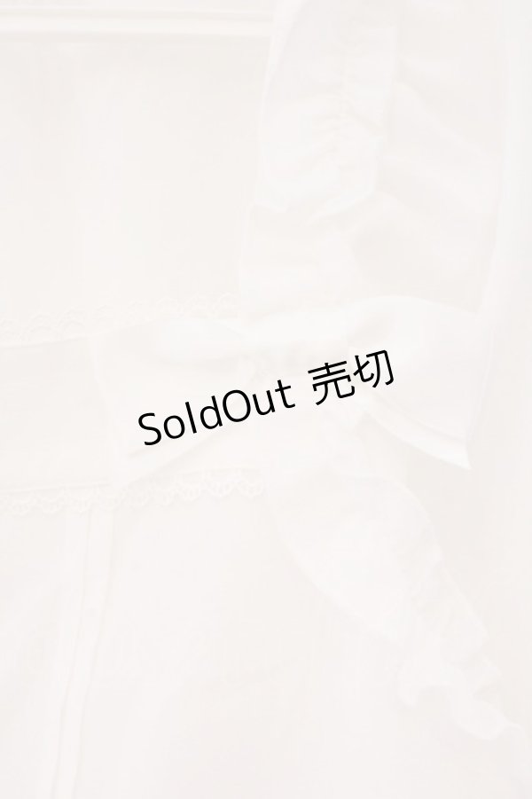 画像2: axes femme kawaii / フリルブラウス M シロ O-26-02-16-106-AX-BL-OW-OS (2)