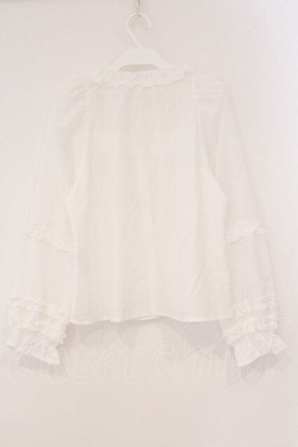 画像4: axes femme kawaii / フリルブラウス M シロ O-26-02-16-106-AX-BL-OW-OS (4)