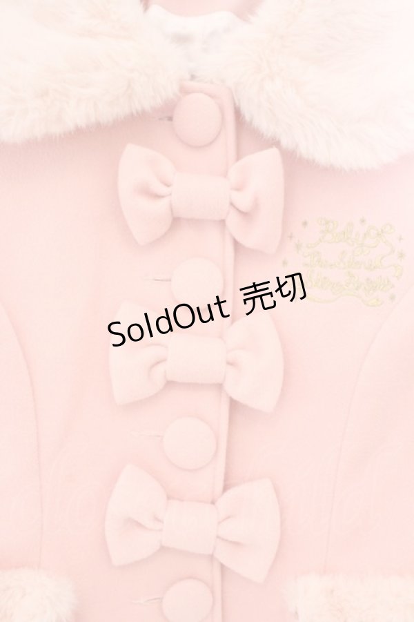 画像2: BABY,THE STARS SHINE BRIGHT / Betty Ribbonショートコート  ピンク O-26-02-16-109-BA-JA-OW-OS (2)