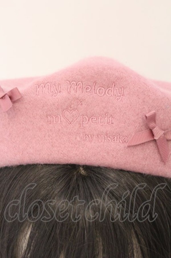 画像2: m petit by misako / サンリオプチリボンベレー 57.5cm ピンク O-26-02-16-014-LO-AC-OW-OS (2)