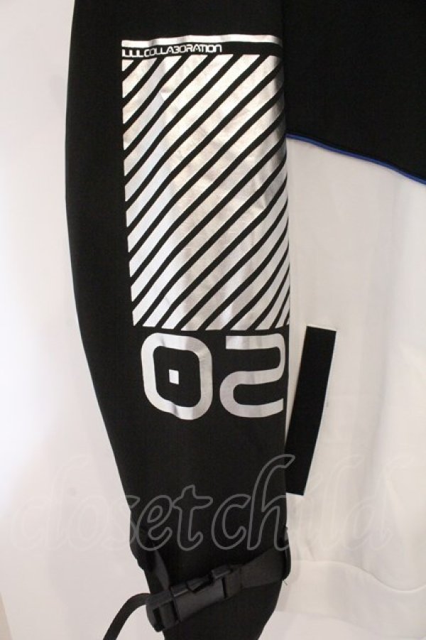 画像4: ililil / あのねコラボサイバージャージパーカー  クロ×シロ O-26-02-16-113-PU-TO-OW-OS (4)