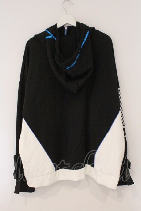 画像5: ililil / あのねコラボサイバージャージパーカー  クロ×シロ O-26-02-16-113-PU-TO-OW-OS (5)