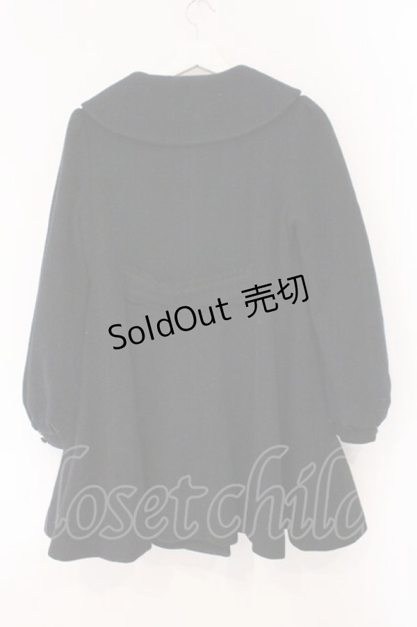 画像4: mille fille closet by LODISPOTTO / リボンビジューコート  クロ O-26-02-16-114-LO-CO-IG-ZTC051 (4)