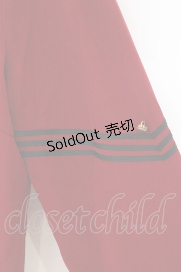 画像3: Amavel / Histoire Epeist ミリタリーシャツブラウス F ワイン O-26-02-16-116-CA-BL-OW-OS (3)